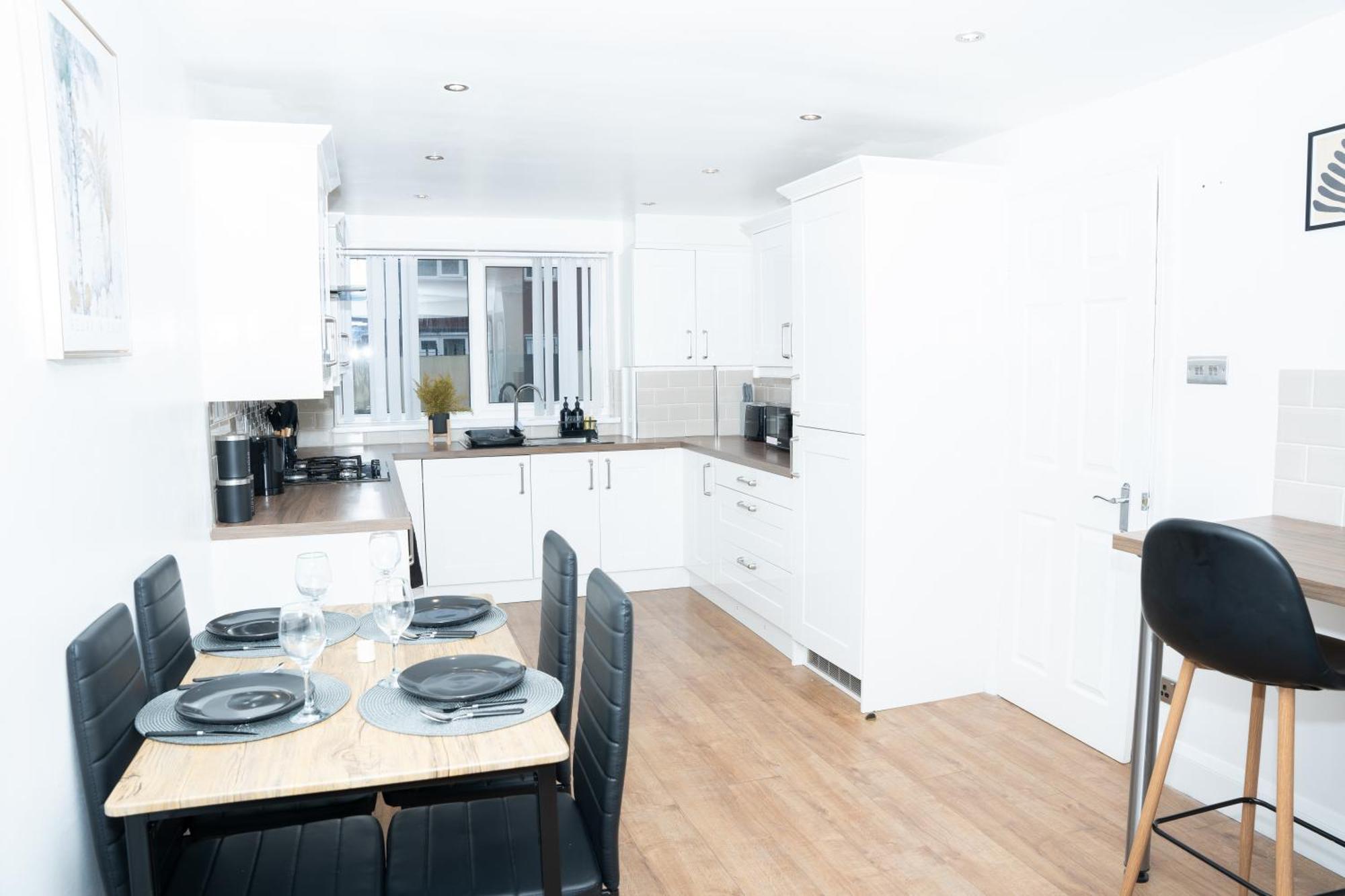 Villa Stylish 3 Bed House With Free Parking Leeds  Exterior foto